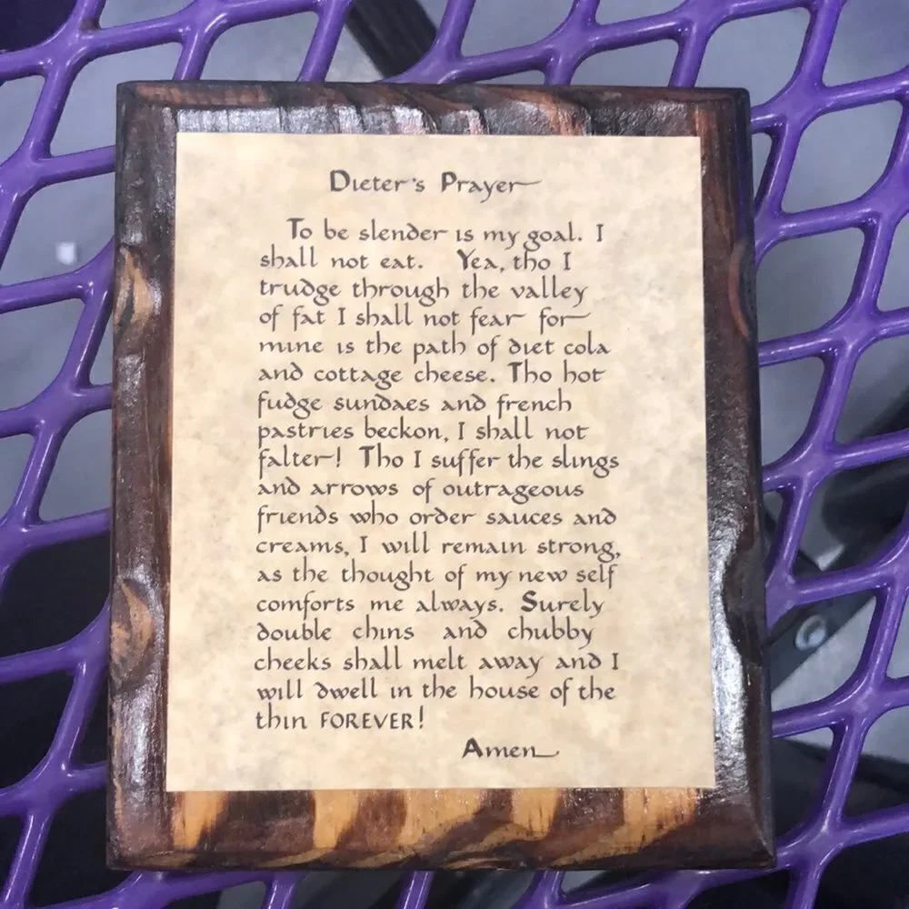 Vintage Dieter’s Prayer Hand Carved Wooden